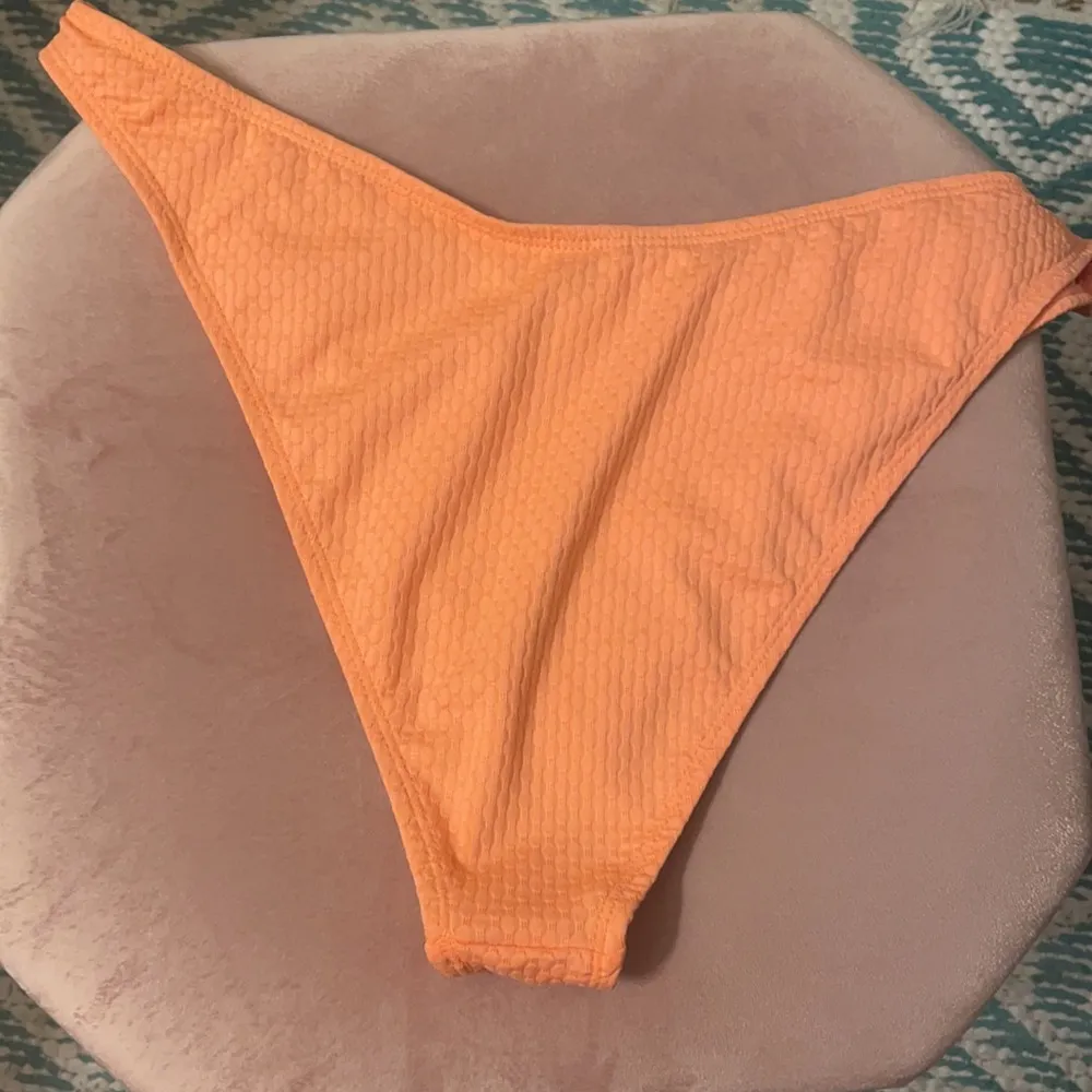 Cotton On refined high side brazilian bikini bottom sunshine orange XL new - Image 7