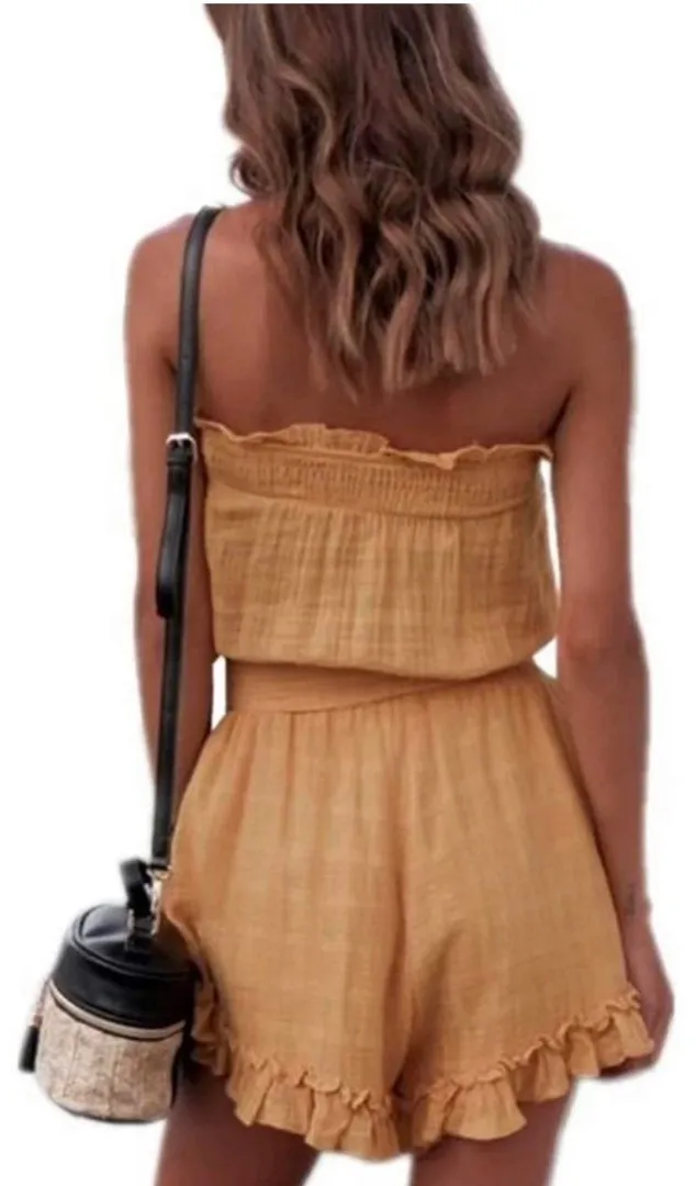 Boutique Strapless Romper  - Image 3