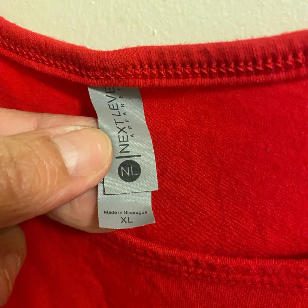 Golden Shores Fire Dept AZ Womens  Red Tank Top XL Red 42nd Annual BBQ Bust 38” - Image 7