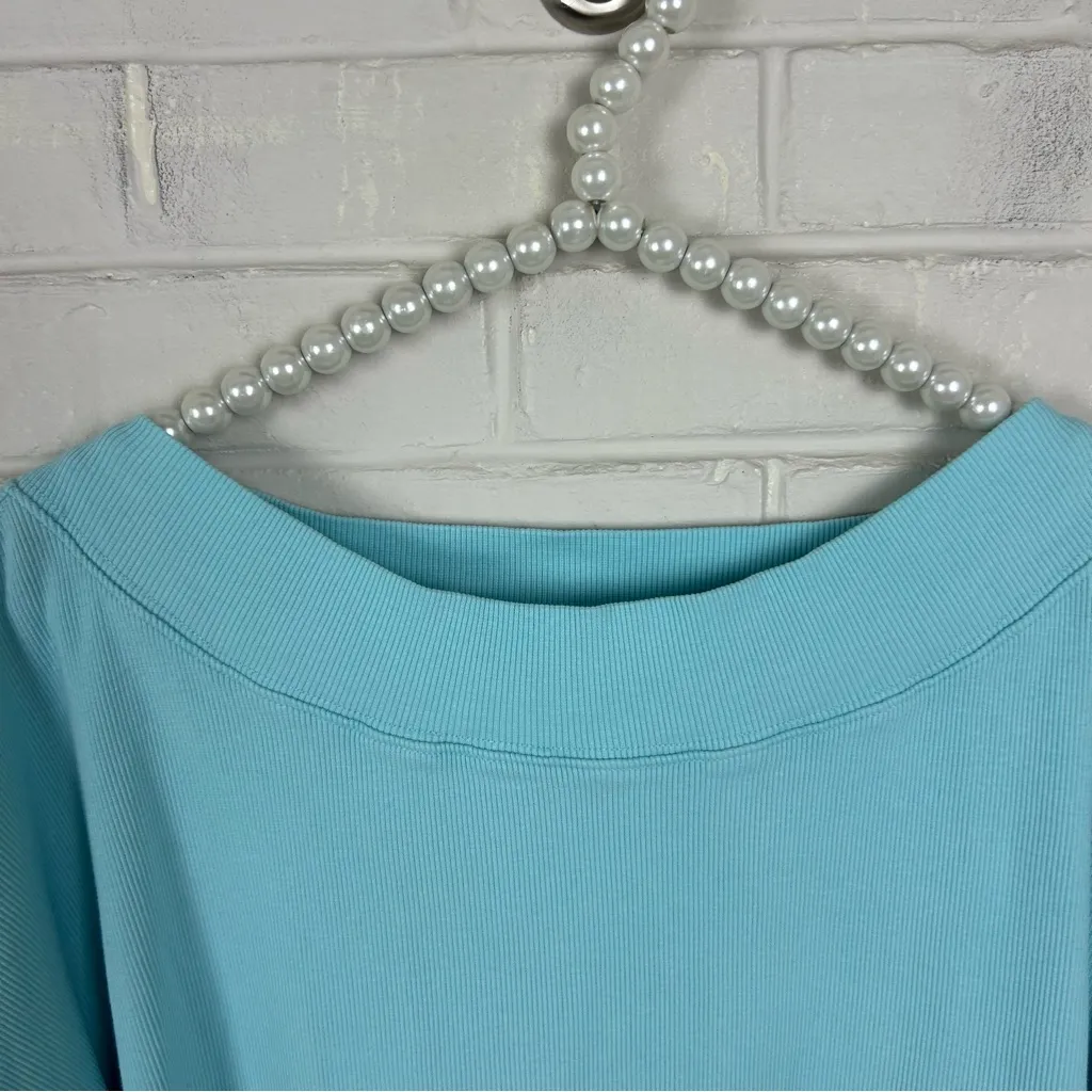 FP Movement Simply Layer Ribbed Long Sleeve Top Size S Blue - Image 11