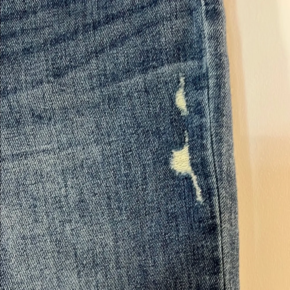 Eunina  High Rise Button-Up Dark Blue Jeans - Image 4