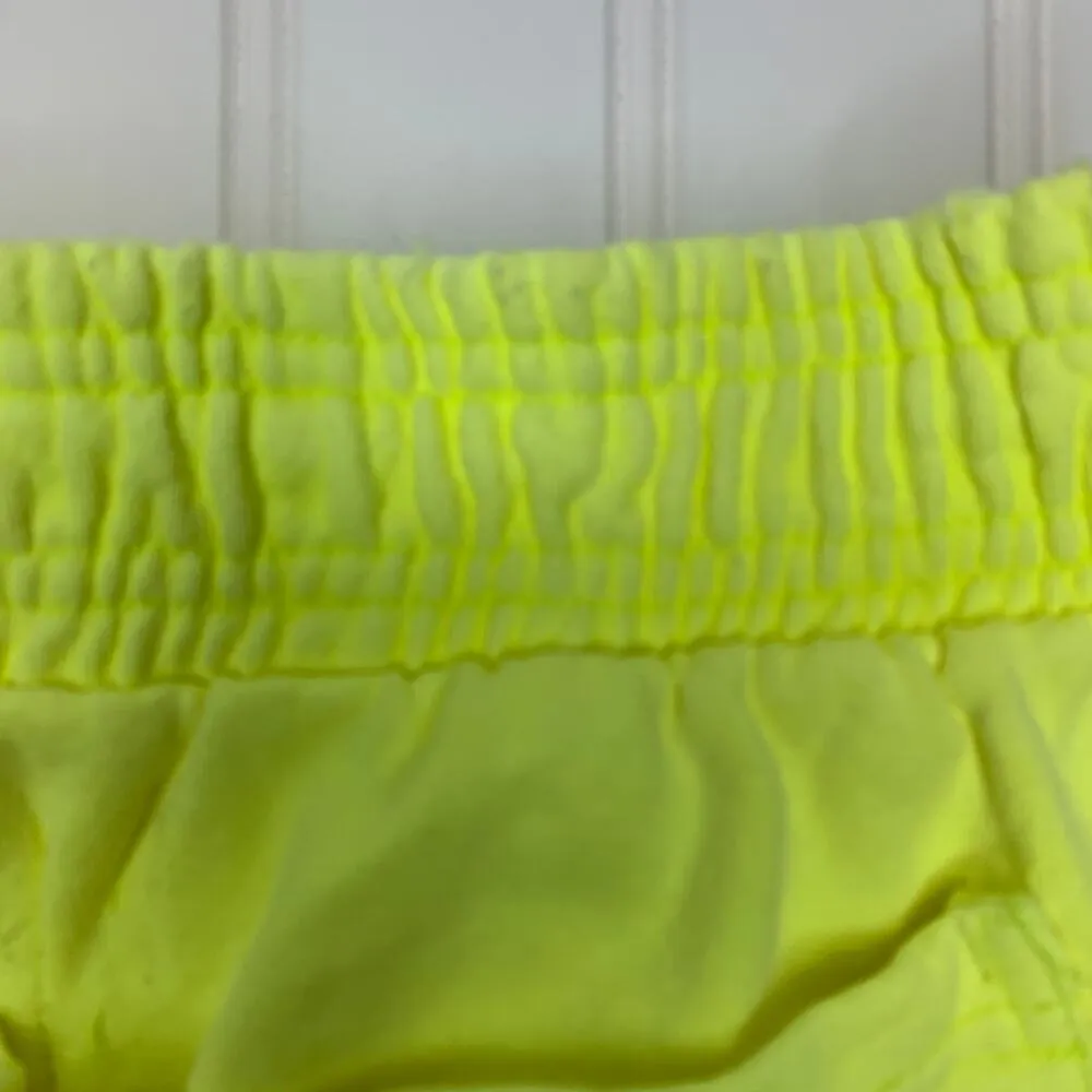 Club Fantasy Neon Yellow Starlight Sweatpants Sz Small - Image 10