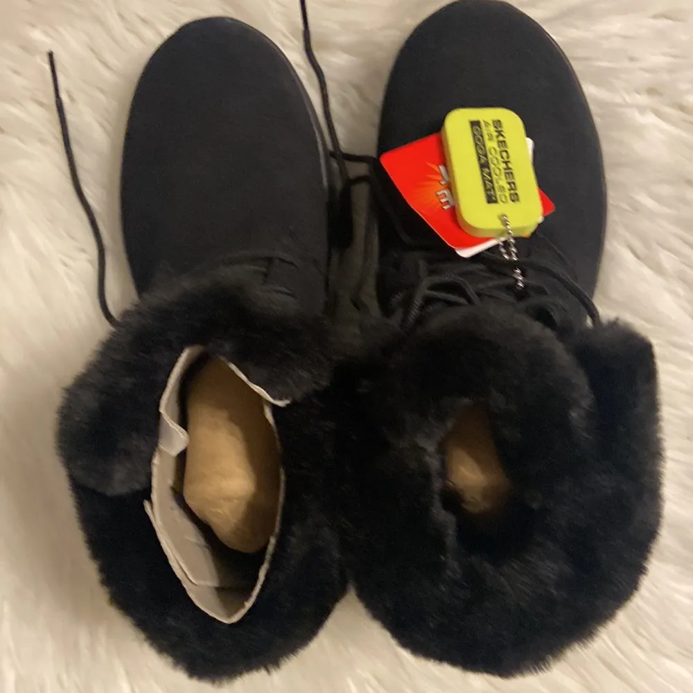 Skechers Women's Black Fur-Lined Boots size 7 brand new see all photos - Image 12