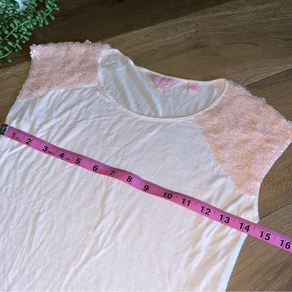 Ted Baker London Flower Sleeve Sew in Love Pink Top - Image 7