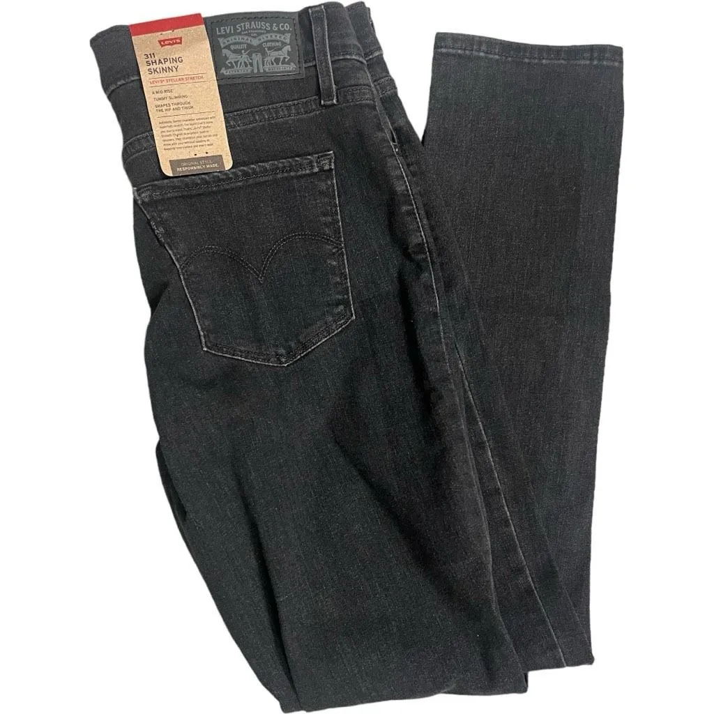 NWT Womens Levi’s Levis Original Black Rinse  311 Shaping Skinny Jeans - 31 12S - Image 6