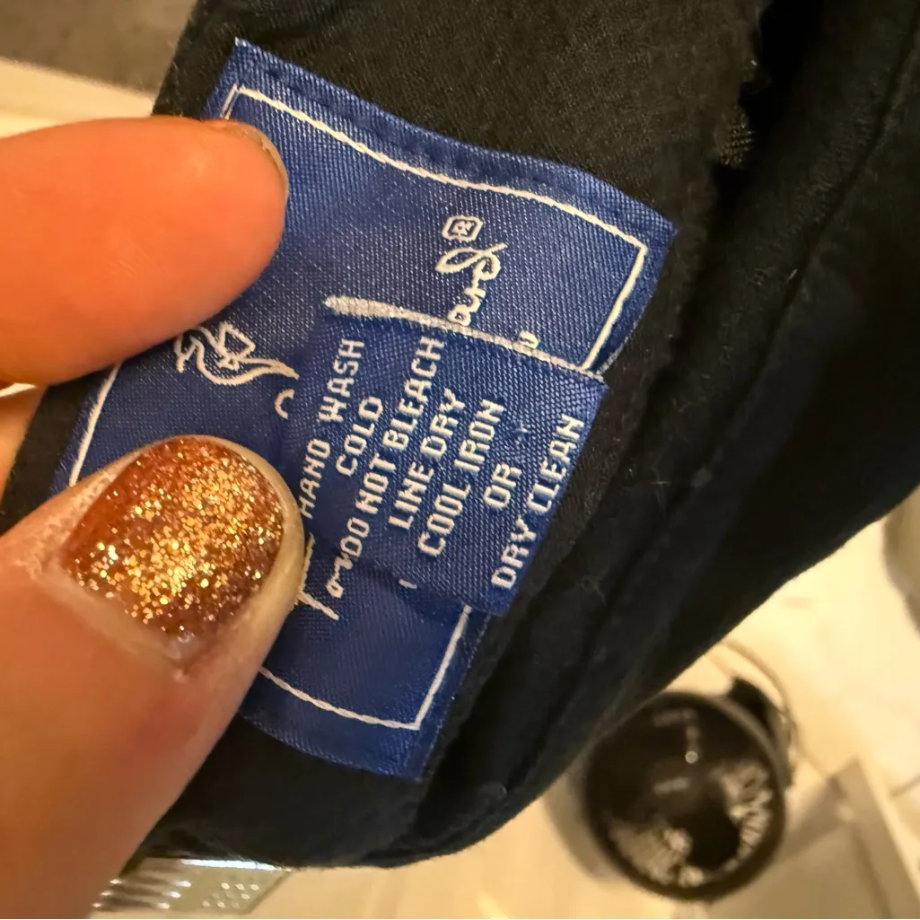 Tori Richard Black Cotton Mini Skirt Size 12 - Image 11