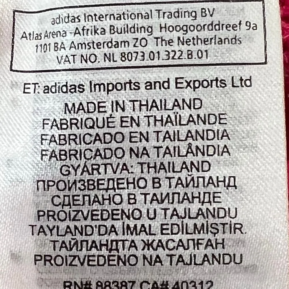 adidas Athletics Pullover Hoodie Climawarm Sweatshirt Sz XL Pink Boxy Short - Image 10