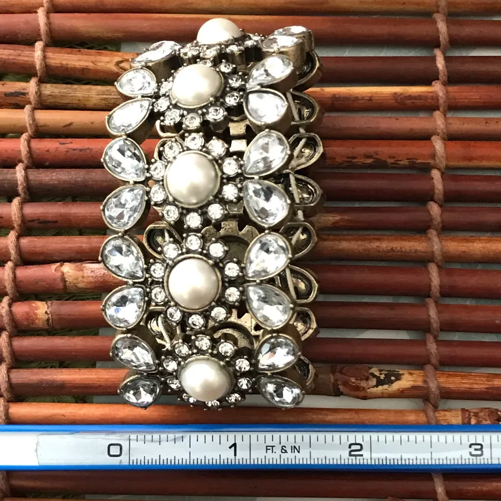 Ann Taylor Loft Stretchy Rhinestone Bracelet - Image 6