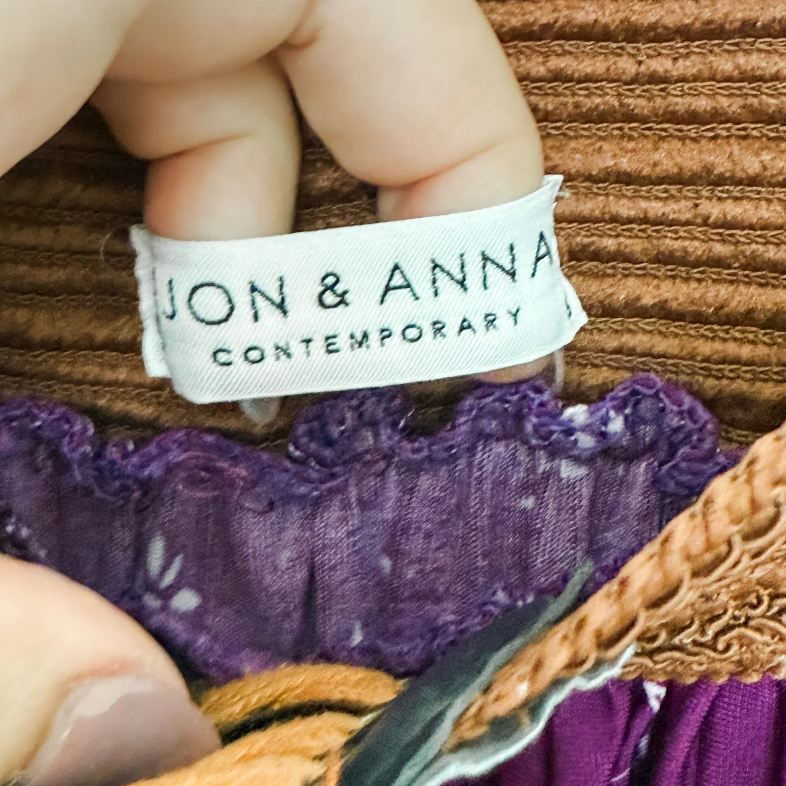 Jon & Anna Womens Maxi Skirt Size S Purple Belted‎ Boho Witchy Whimsigoth Fairy - Image 5