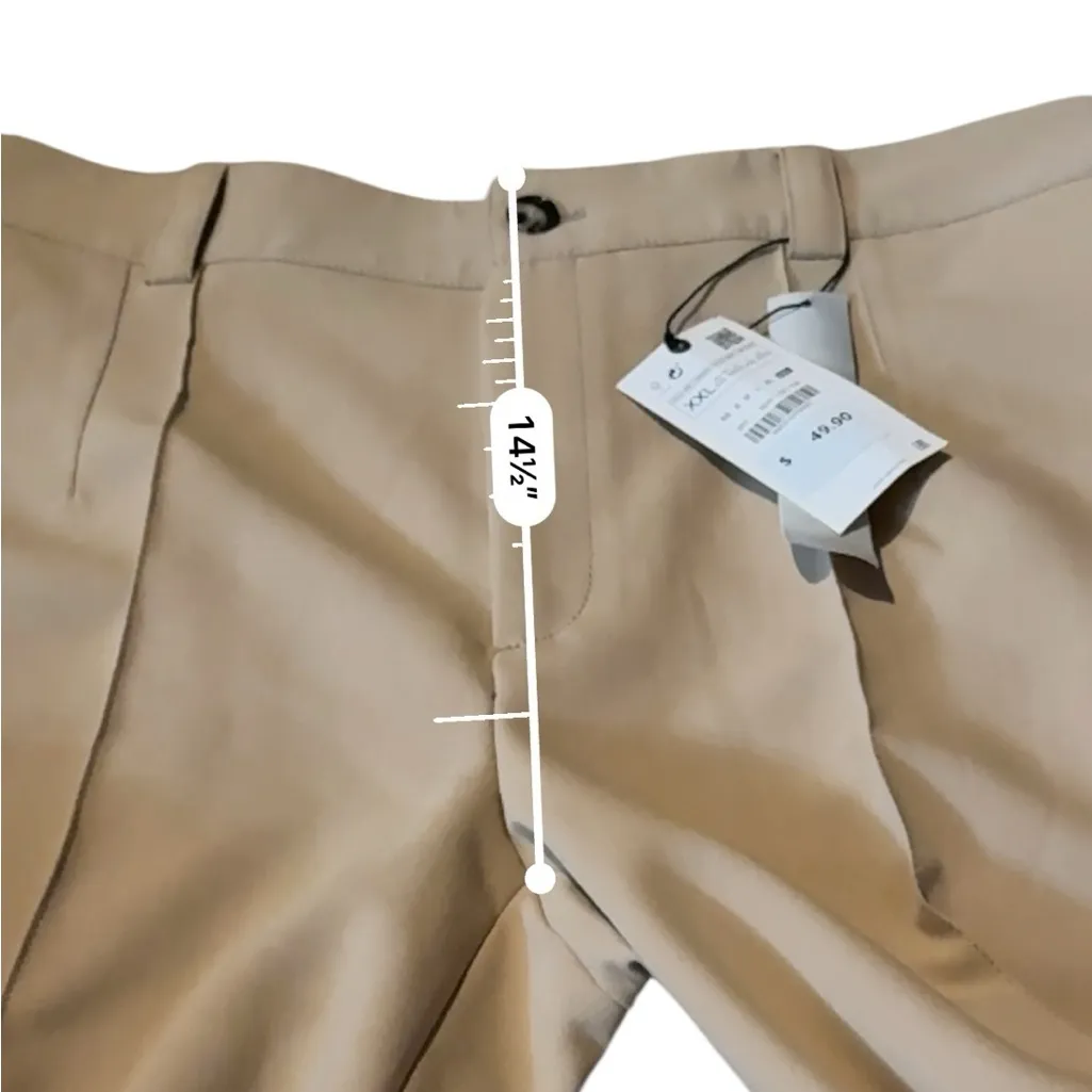 ZARA NWT The Francoise‎ Pants Women’s Size XXL Beige Full Length Straight Leg - Image 10