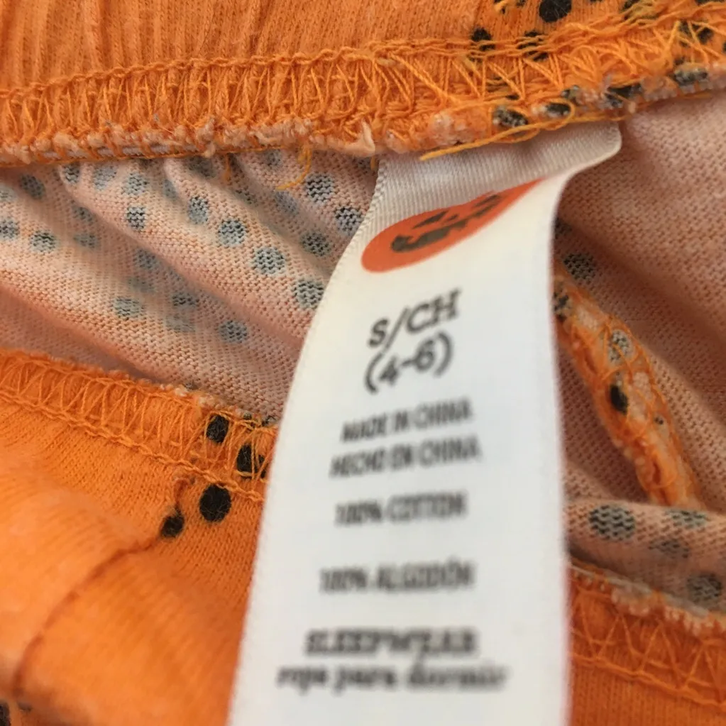 FINAL MARKDOWN Ladies Halloween pumpkin lounge pants small Orange - Image 4