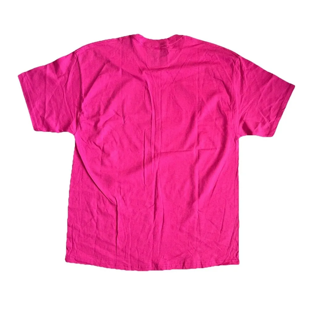 Rogest Textured Top Size Medium Turtle Short Sleeve Tropical Pink Pre Shrunk - Image 2