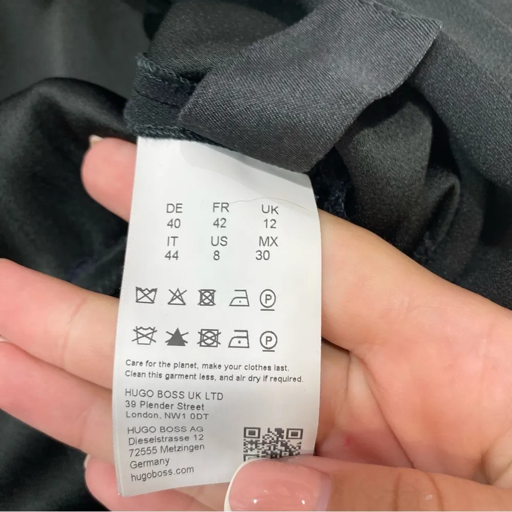 BOSS Debasa Black Jumpsuit Size 8 - Image 7