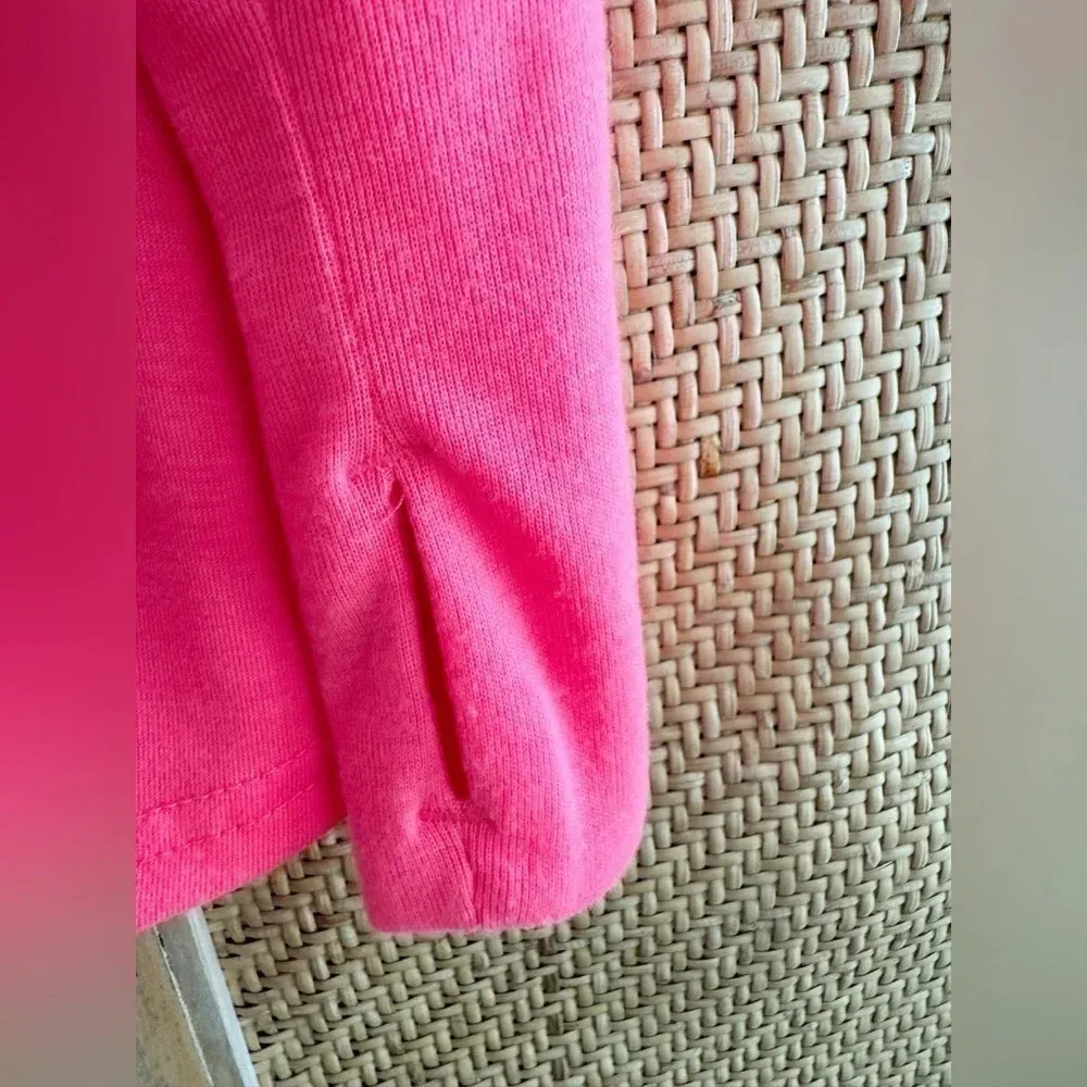 Balance Collection Love Sleeve Hooded Running Top Hot Pink Workout Size Medium - Image 4