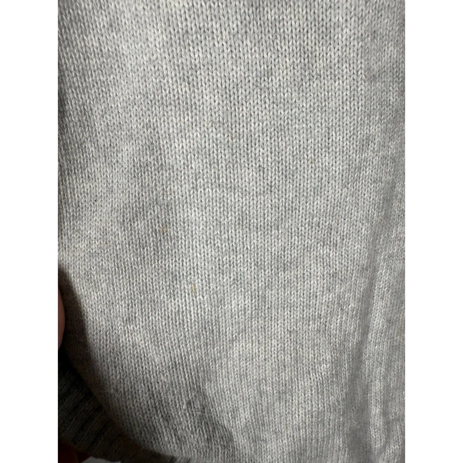 Cabi Gray Cable Knit Sweater Poncho Womens Sz XS Oversized Turtle Neck - Image 10