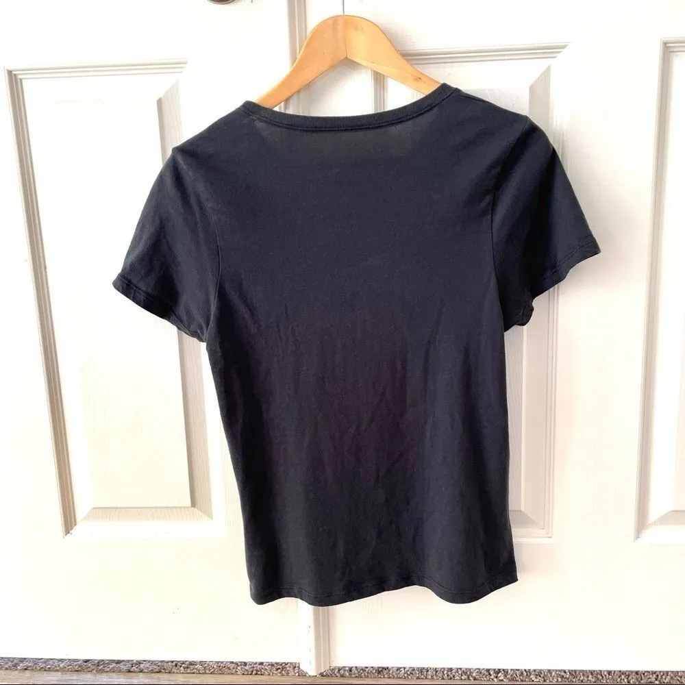 Prince Peter Collection black leopard tongue short sleeved graphic T shirt - Image 3