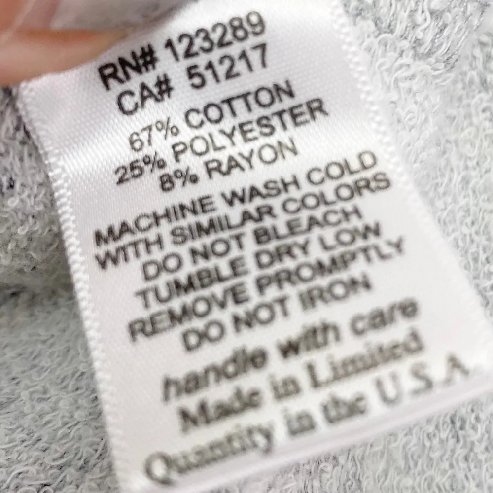 Michael Lauren Zuma Pullover Crewneck Lace Back Sweatshirt: Heather Grey - Image 10