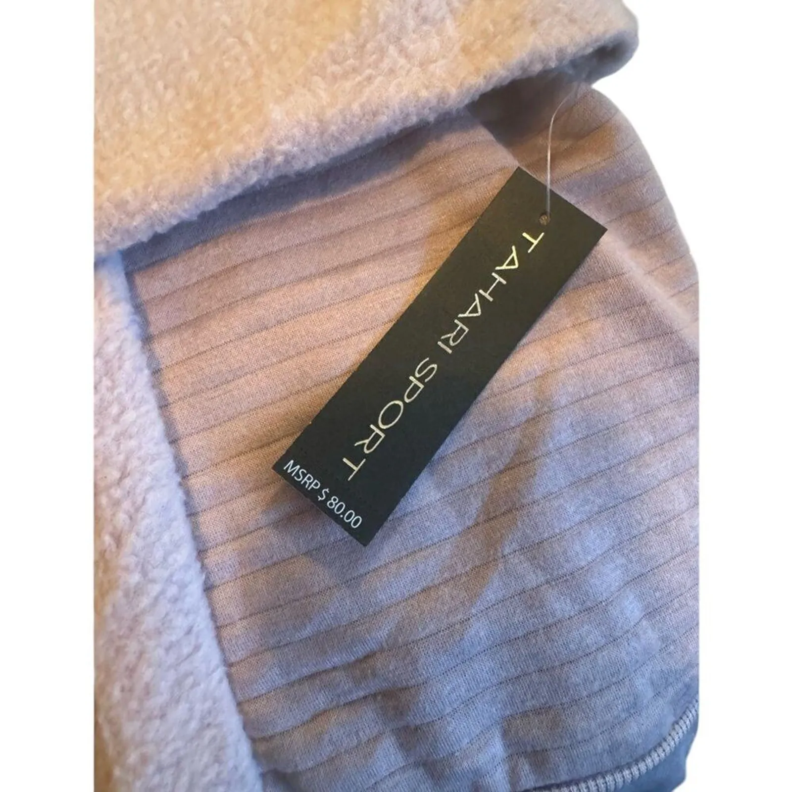 TAHARI SPORT Pink Top with Back Zipper and Thumbholes New with Tag MSRP $80 - Image 11