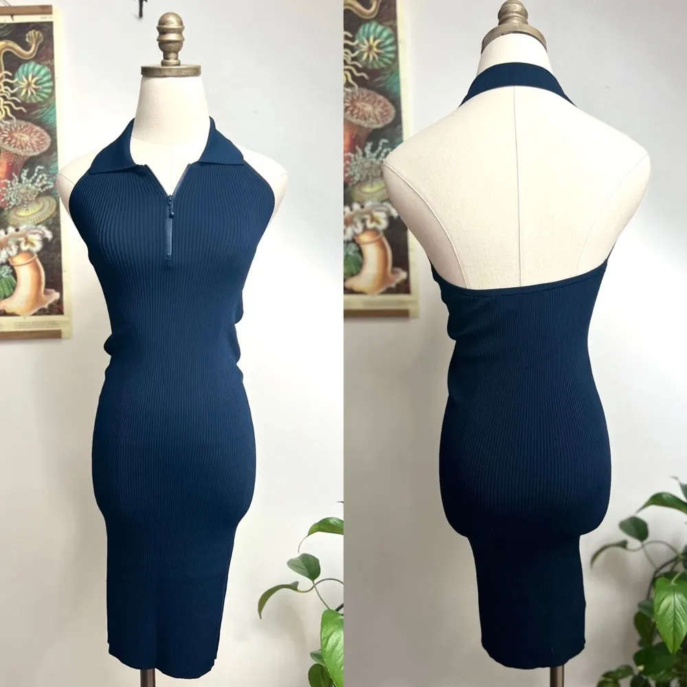 Designers Remix Charlotte Eskildsen Megan Knit Halter Dress XS - Image 2