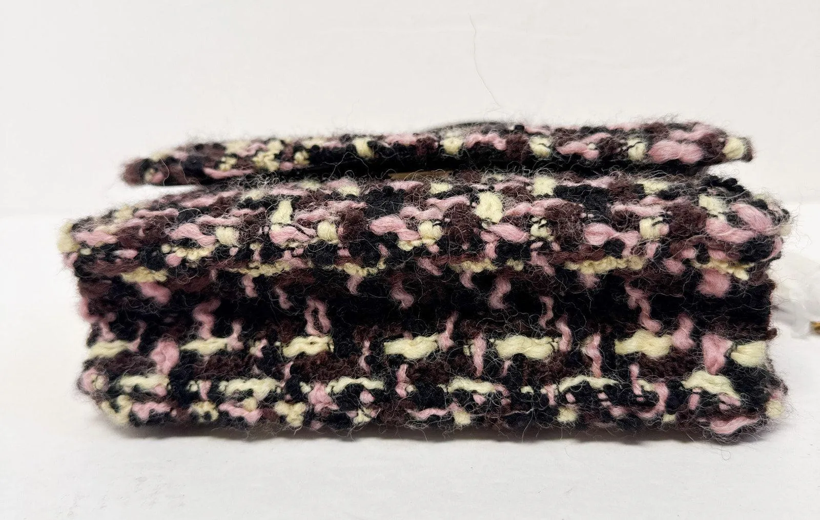 Tory Burch New Mini Kira Tweed Top Handle Chain Wallet Crossbody - Image 9