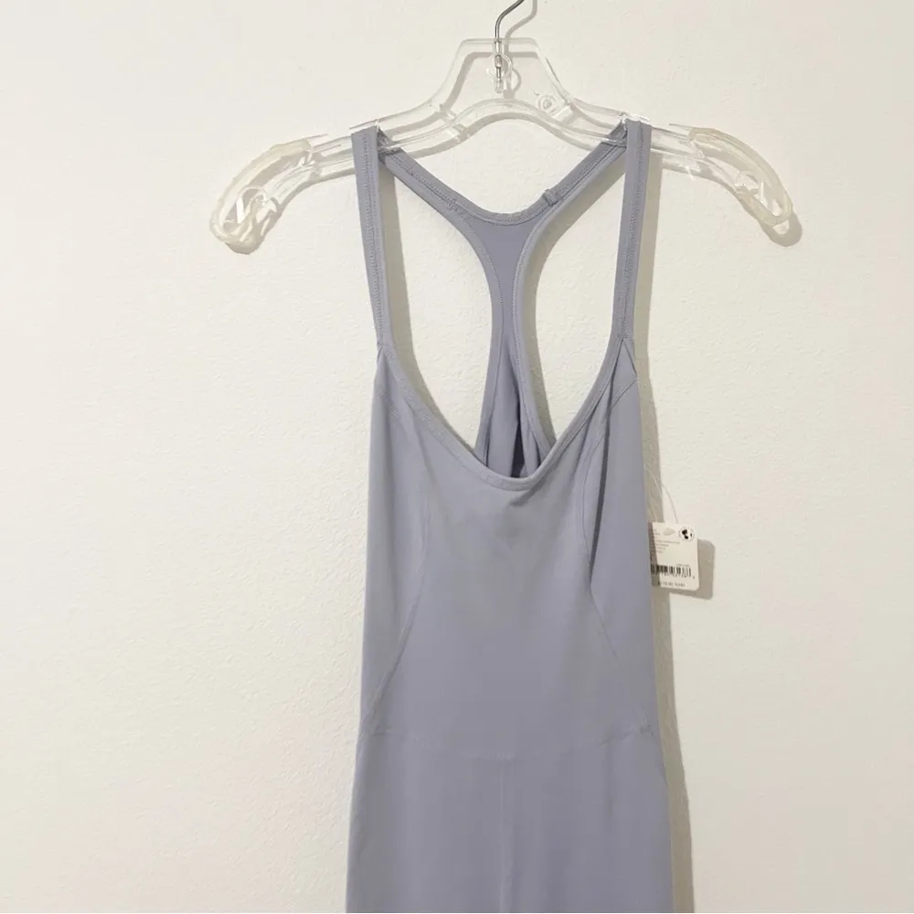 NWT NEW FREE PEOPLE MOVEMENT let's bounce jumpsuit in dusted cerulean Small S - Image 3