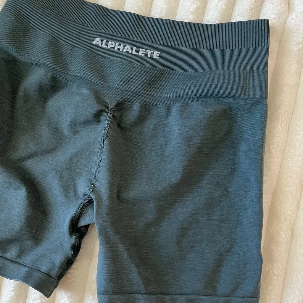 Alphalete Women's teal Shorts - Image 3