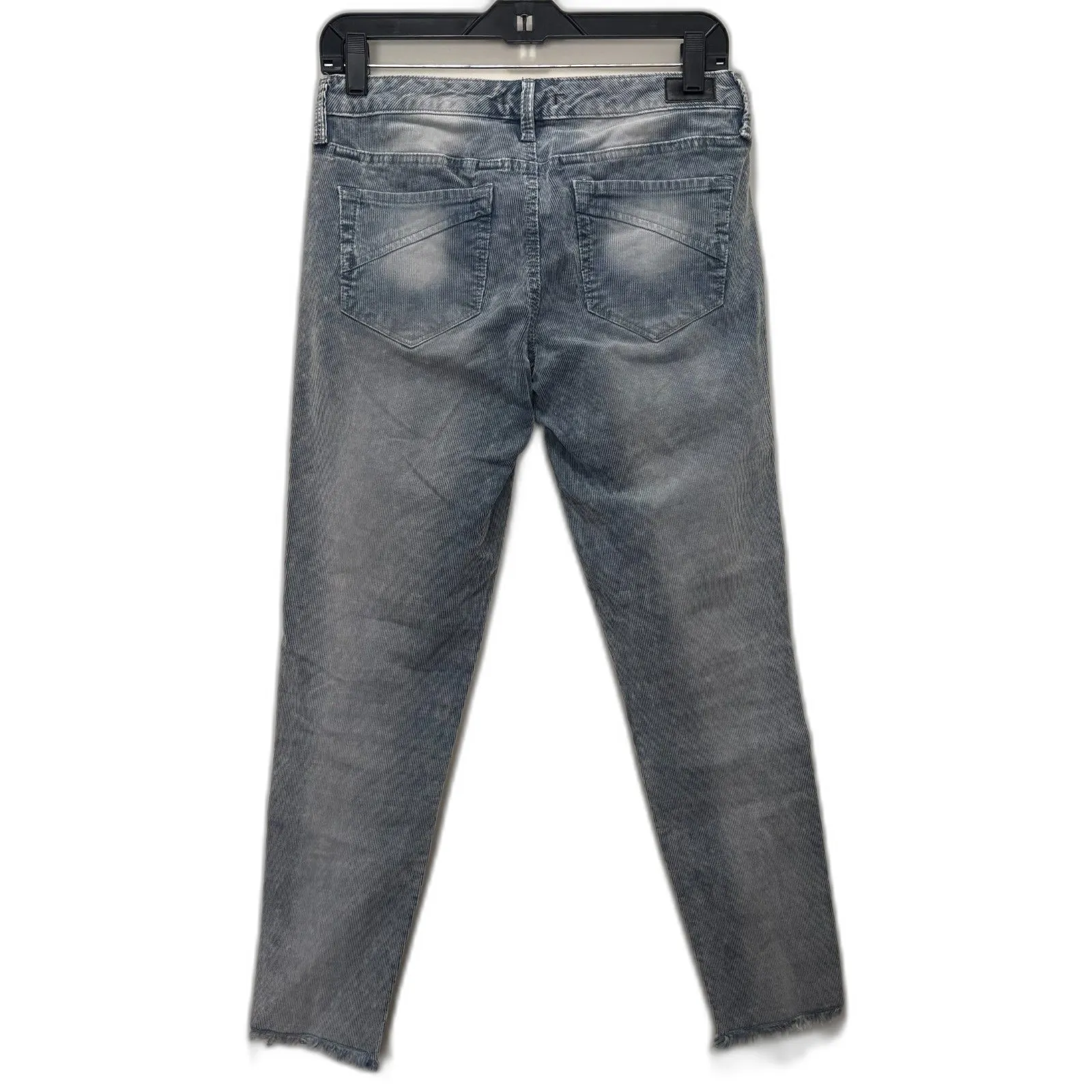 Dear John Joyrich Comfort‎ Skinny Pants Corduroy Gray Grunge Fray Hem Size 27 - Image 4