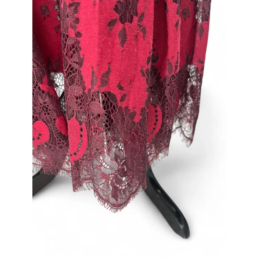 New Torrid | 2X 18-20 | Lace Two Tones Lace Tiered Maxi Dress Ruffle Long - Image 4