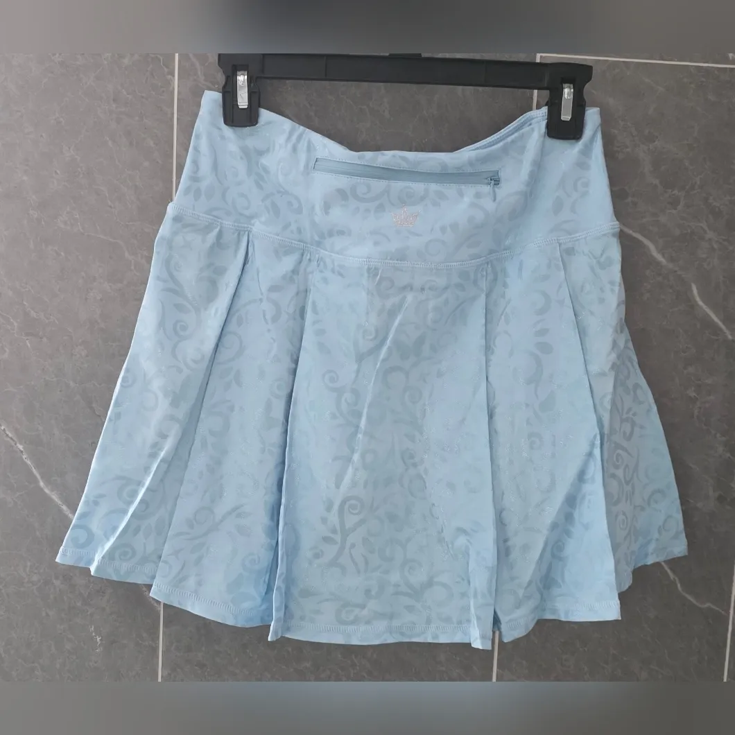NWT Crowned Athletics After Midnight Princess Athletic Skort Size Medium Blue - Image 4