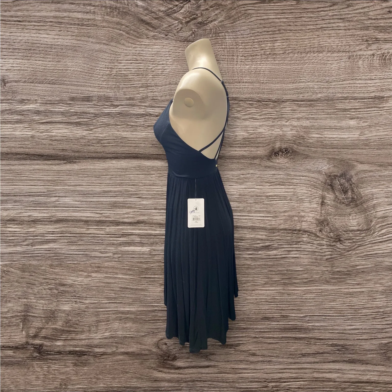 Brand New Body Glove Women's Small Black Sleeveless Plunge Neckline Dress - Image 2