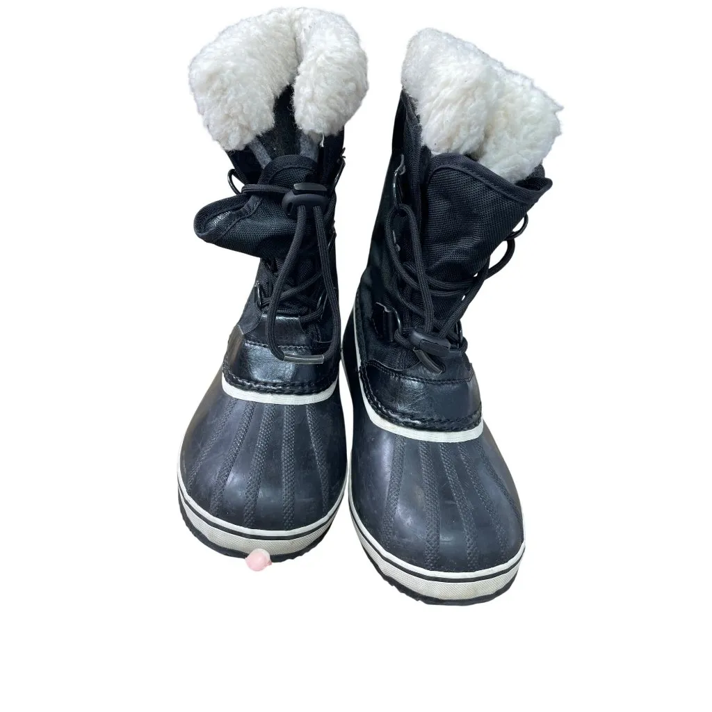 Sorel Womens Black Waterproof faux fur lined Winter Boots Size 5 SKU 9069 - Image 7