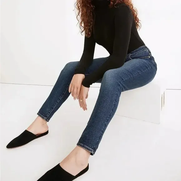MADEWELL Curvy High-Rise Skinny Jeans in‎ Lanette Wash size 26 - Image 3