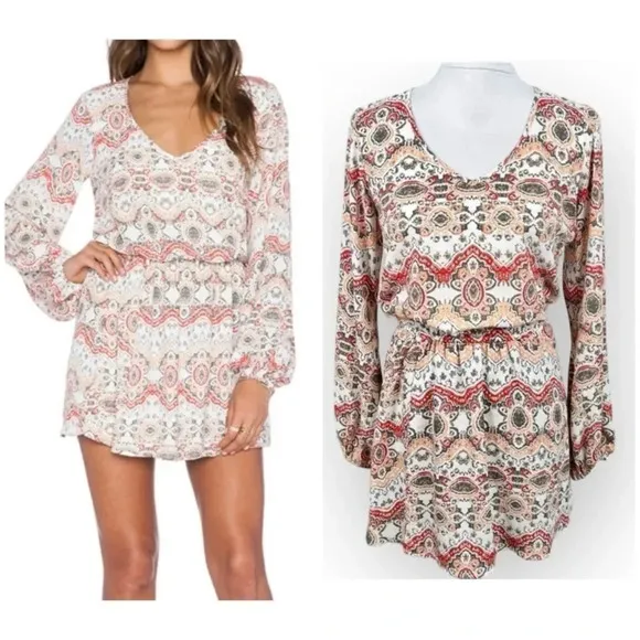 Show Me Your MuMu Rainey Long Sleeve Mini Dress Size XS - Image 2
