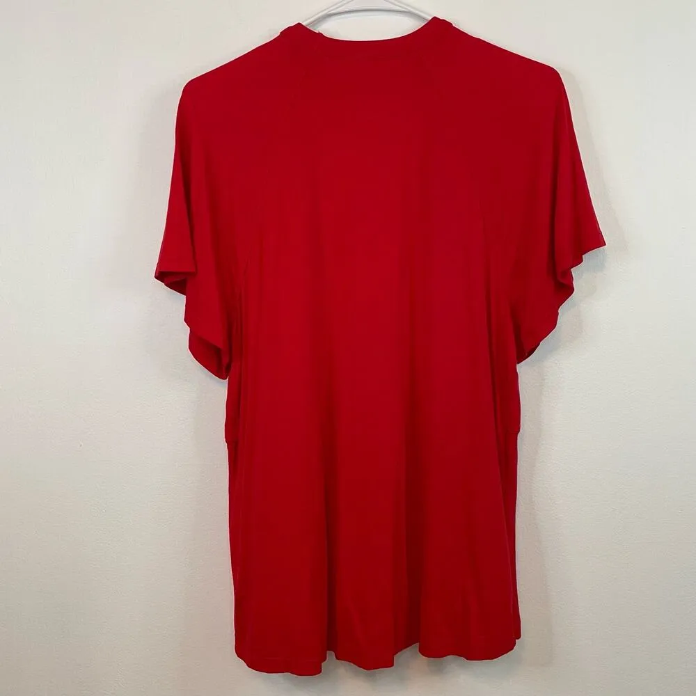 Free People Just A Twist Top L Square Neck Choker Surplice Knot Detail Career - Image 4