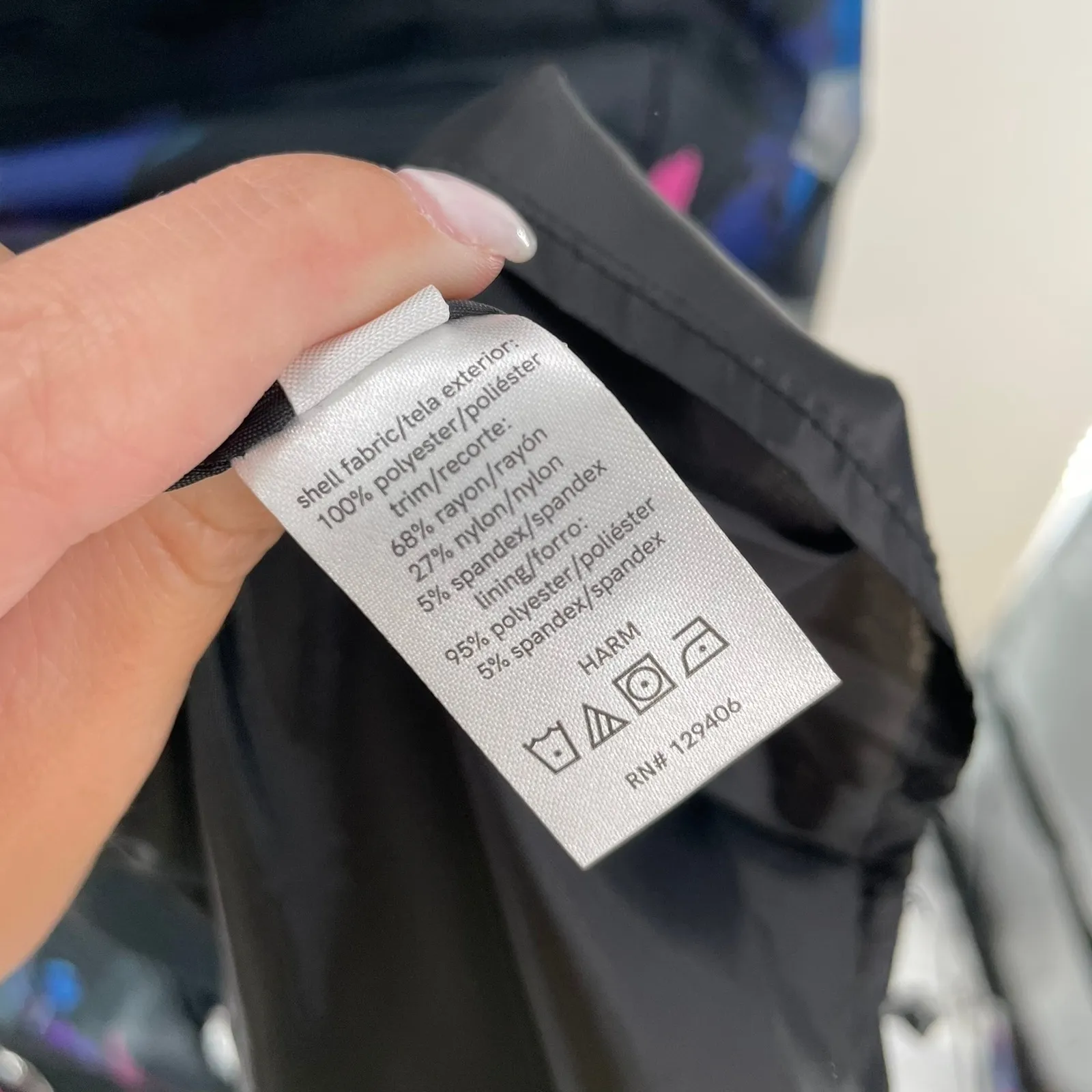 Venus Women's Black Floral Party Print‎ Cocktail Sleeveless Hi-Low Dress Size 16 - Image 10