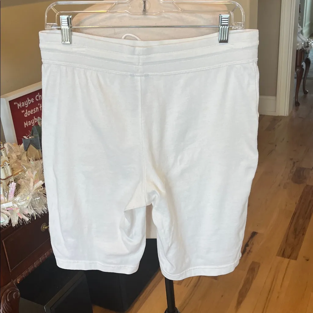 White Stag Women's White Drawstring Knit Bermuda Shorts - Image 3