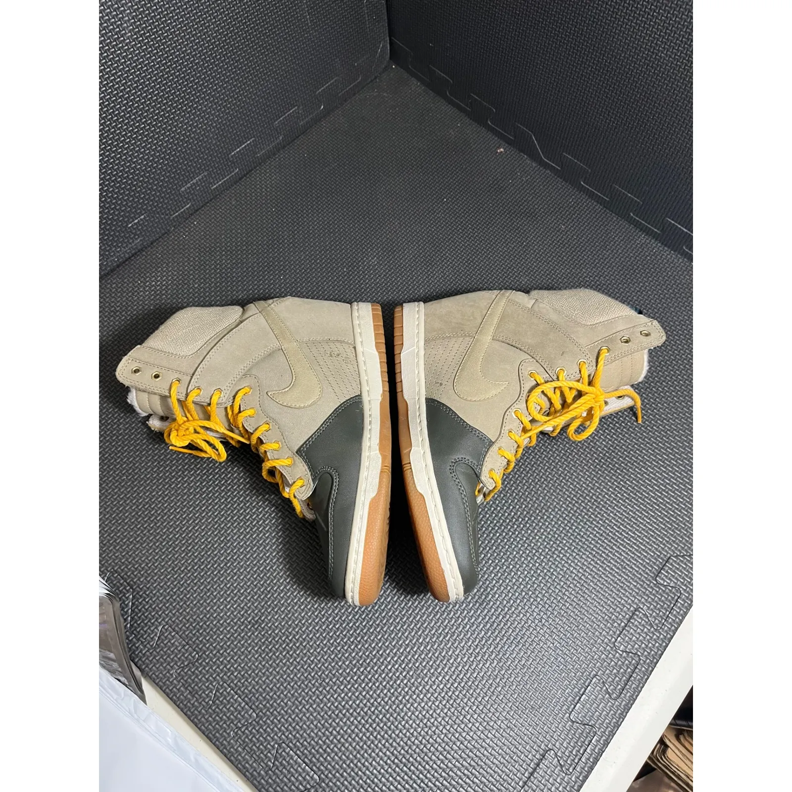 Nike Dunk Sky Hi Womens Sneakerboots Tan Gum 616715-200 Size 7.5 - Image 3