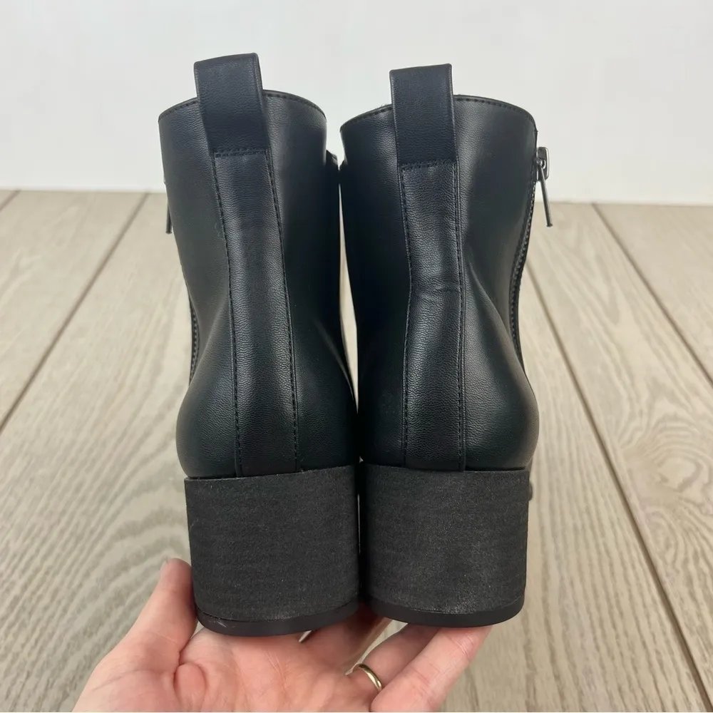 Soul Naturalizer Richy Zip Women's Ankle Boots 7.5W Black Faux Leather $120 Size 7.5 - Image 8