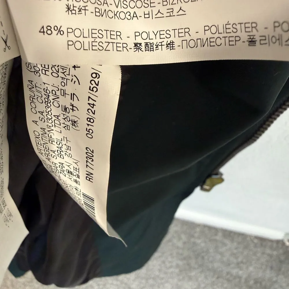 ZARA WOMAN ZW Collection Water-Repellent Trench Coat – Bottle Green – Size M - Image 6