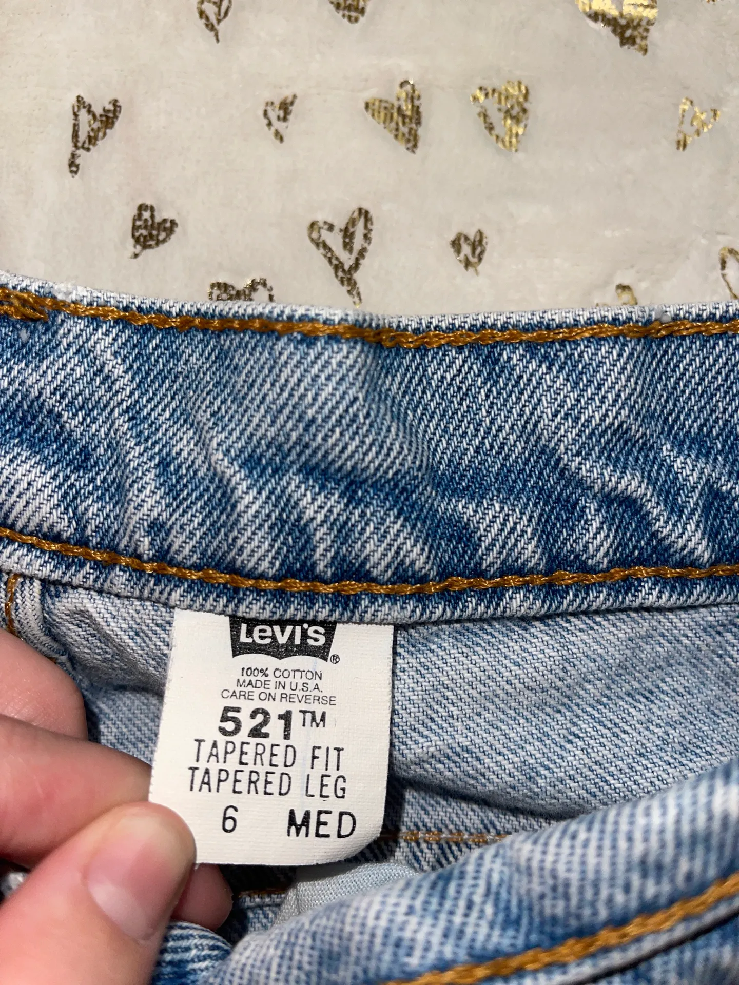 Levi’s vintage  521 jeans  - Image 6