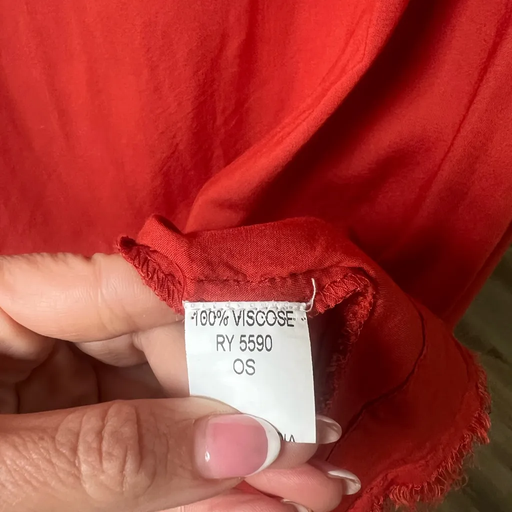 Elan oversized fringed hem dress/top - Image 5