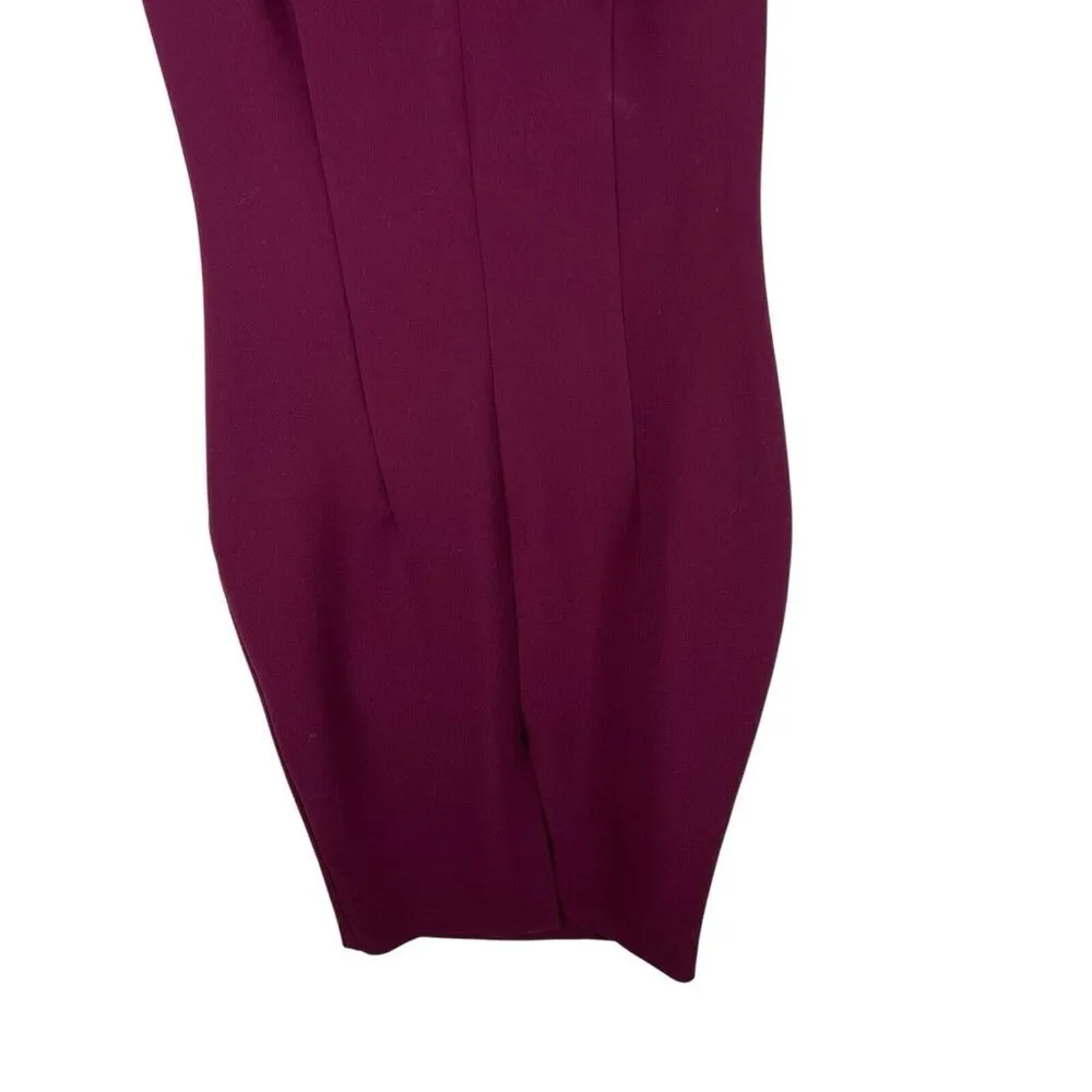 Likely Park Dress in Plum V-neck Sheath Bodice Sleeveless Womens Size‎ 6 - Image 2