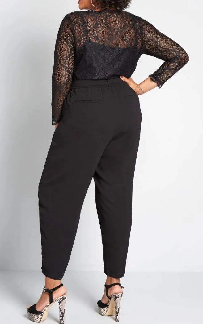 All the Feels Lace Twofer Black Jumpsuit Sz S NWT - Image 2