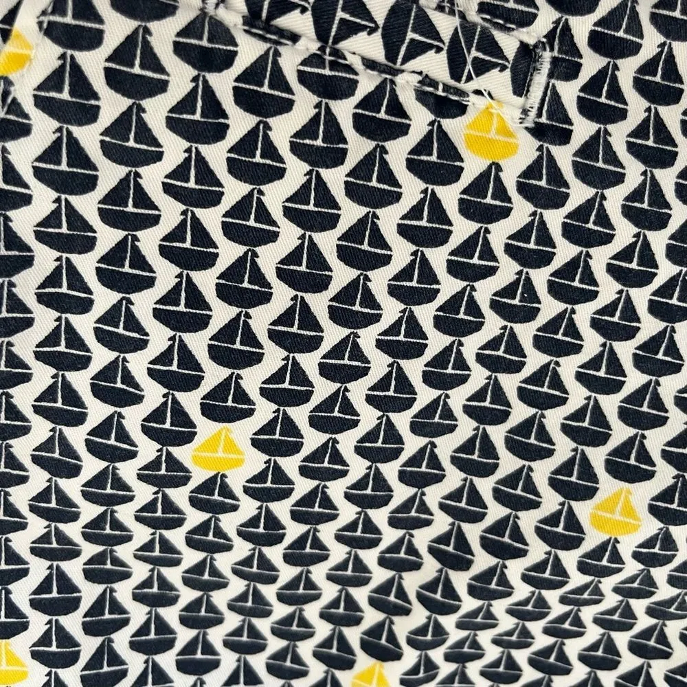 COLUMBIA PFG Super Bonehead Shorts Sailboat Print Cotton Womens Size 14 - Image 10