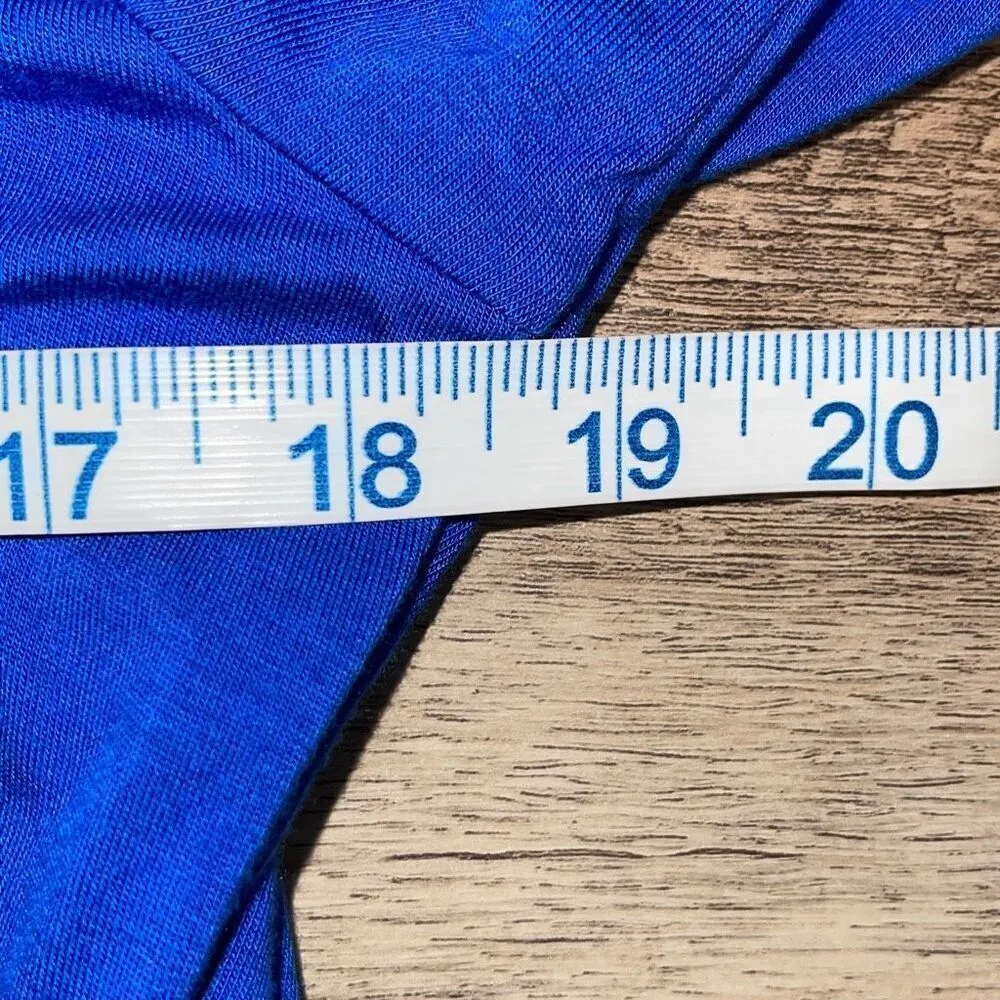 Dana Buchman Womens Long Sleeve Waterfall Cardigan Sweater Blue Size Small - Image 7