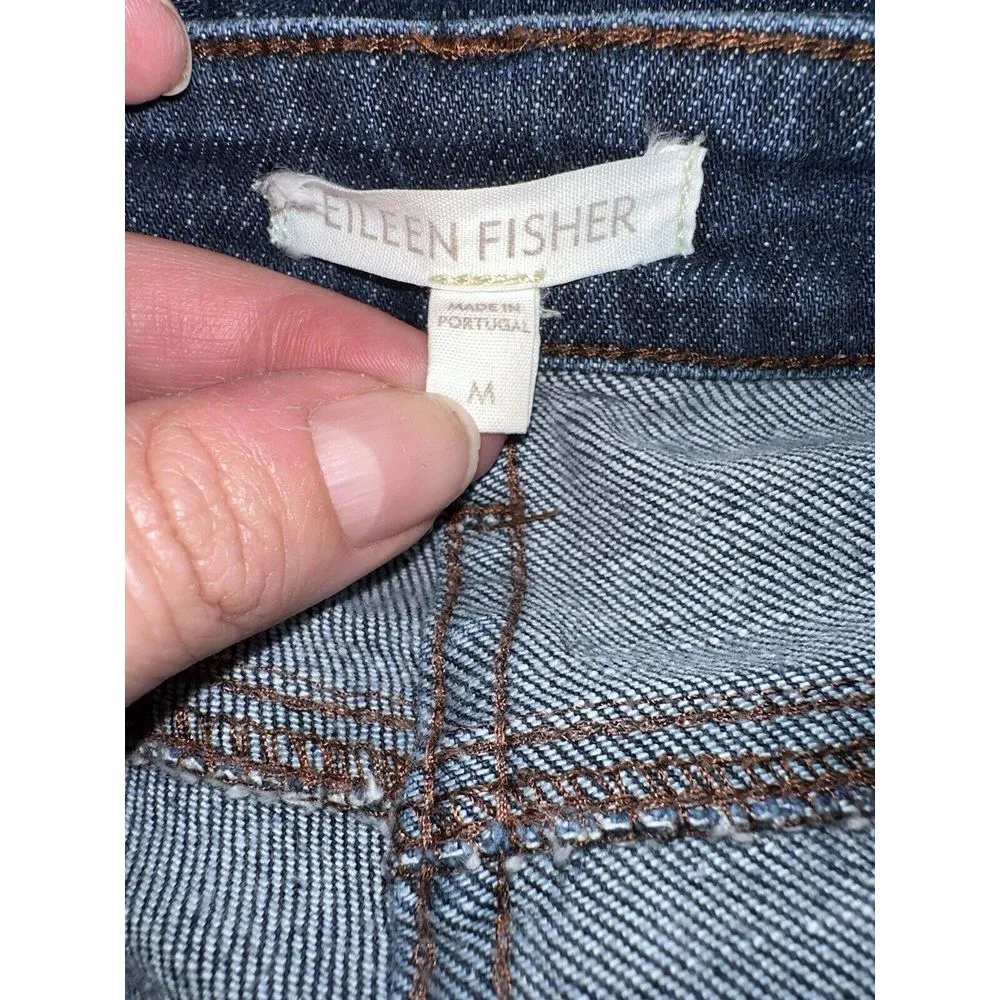 Eileen Fisher ‎ Denim Jeans Size Medium Great Condition - Image 4
