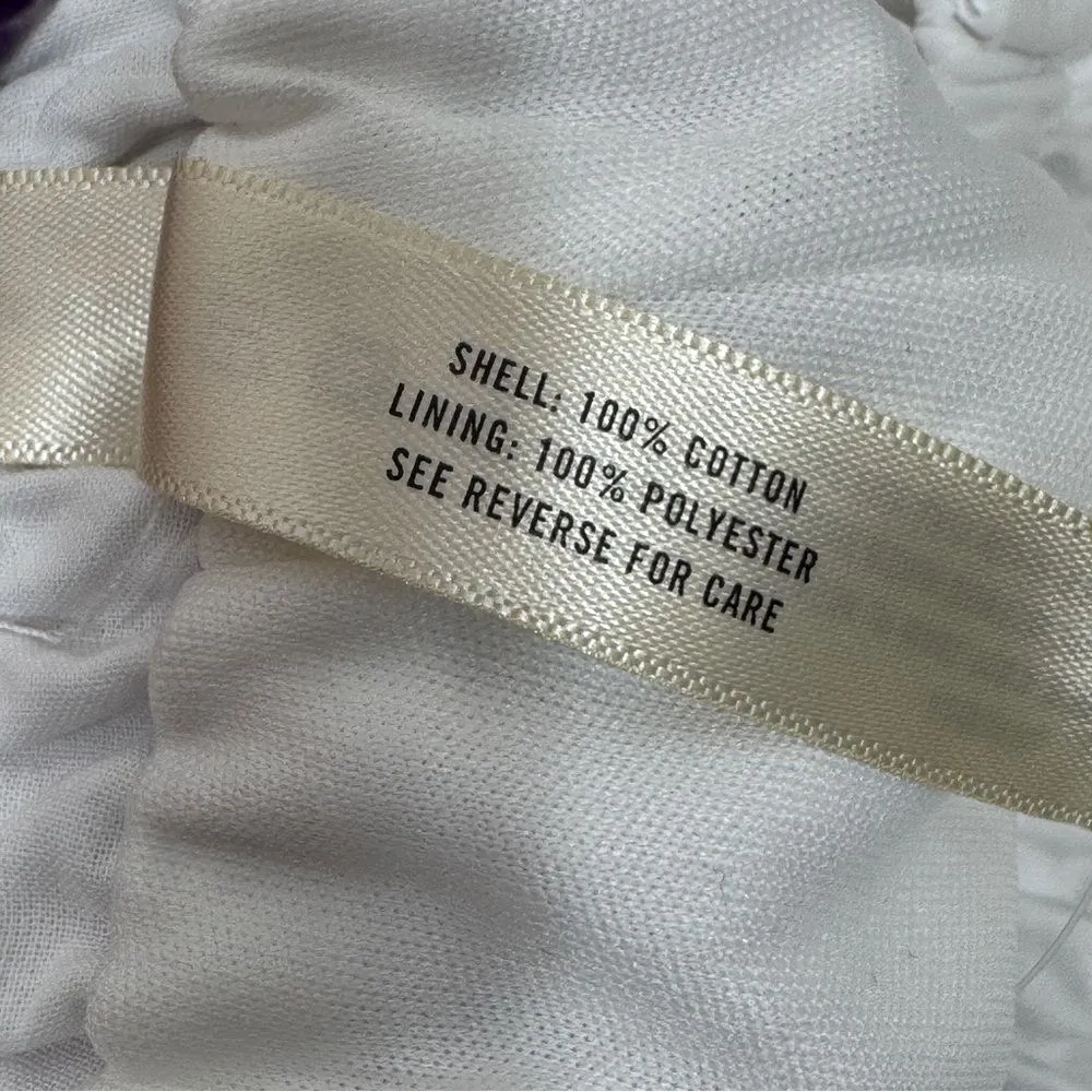 Aeropostale Live Love Dream Eyelet Hem High Waist Shorts White Small - Image 11