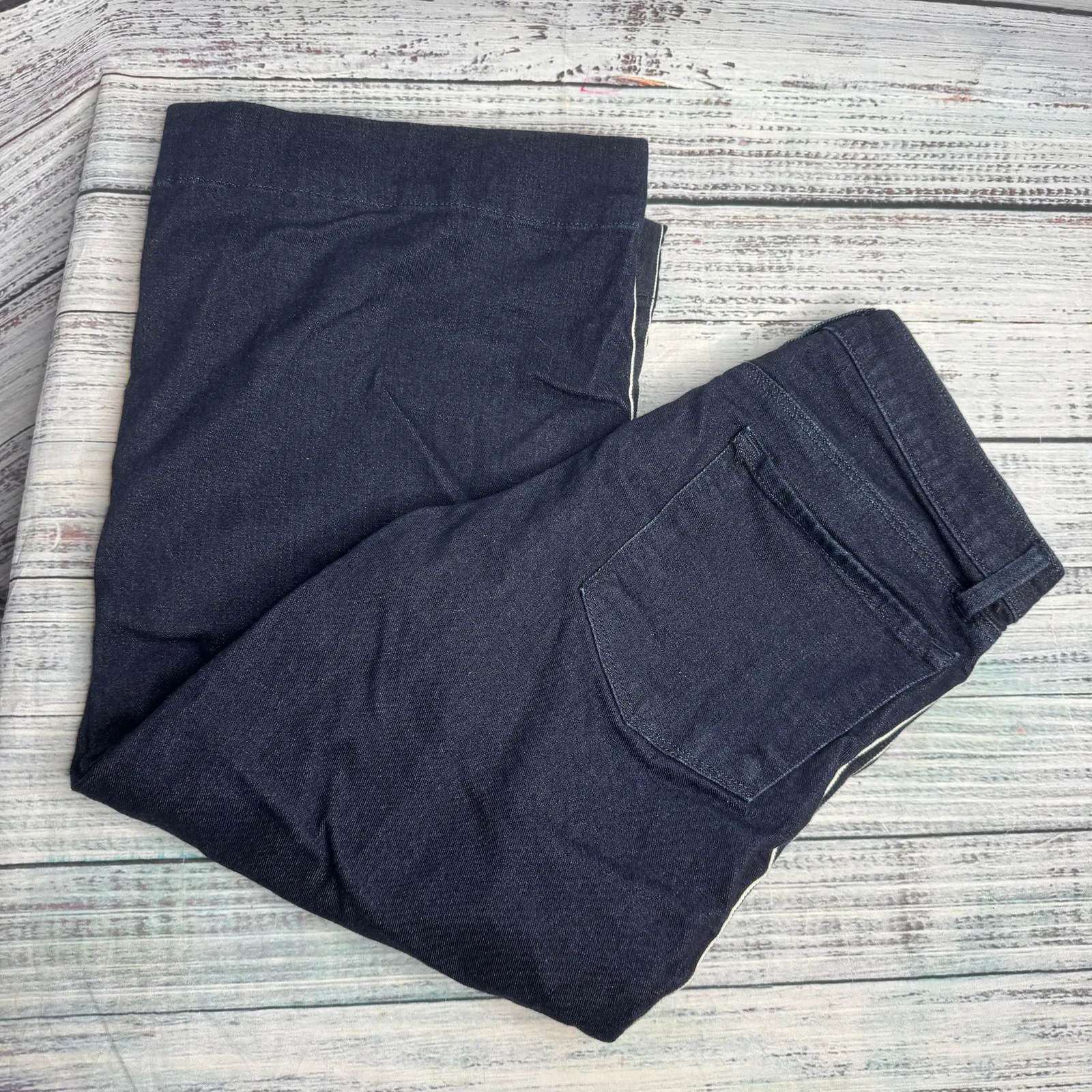 J Brand Liza Wide Leg Culottes Cropped Jeans Size 29 - Image 4