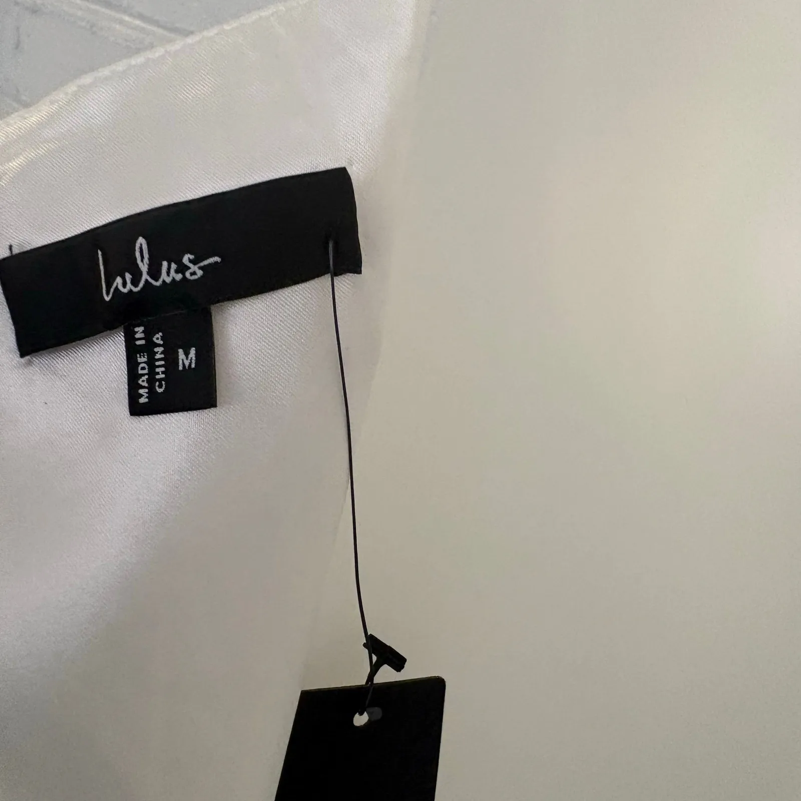 Lulus White Bubbly Love Taffeta Corset Mini Dress Fit & Flare Bridal Medium LWD - Image 6