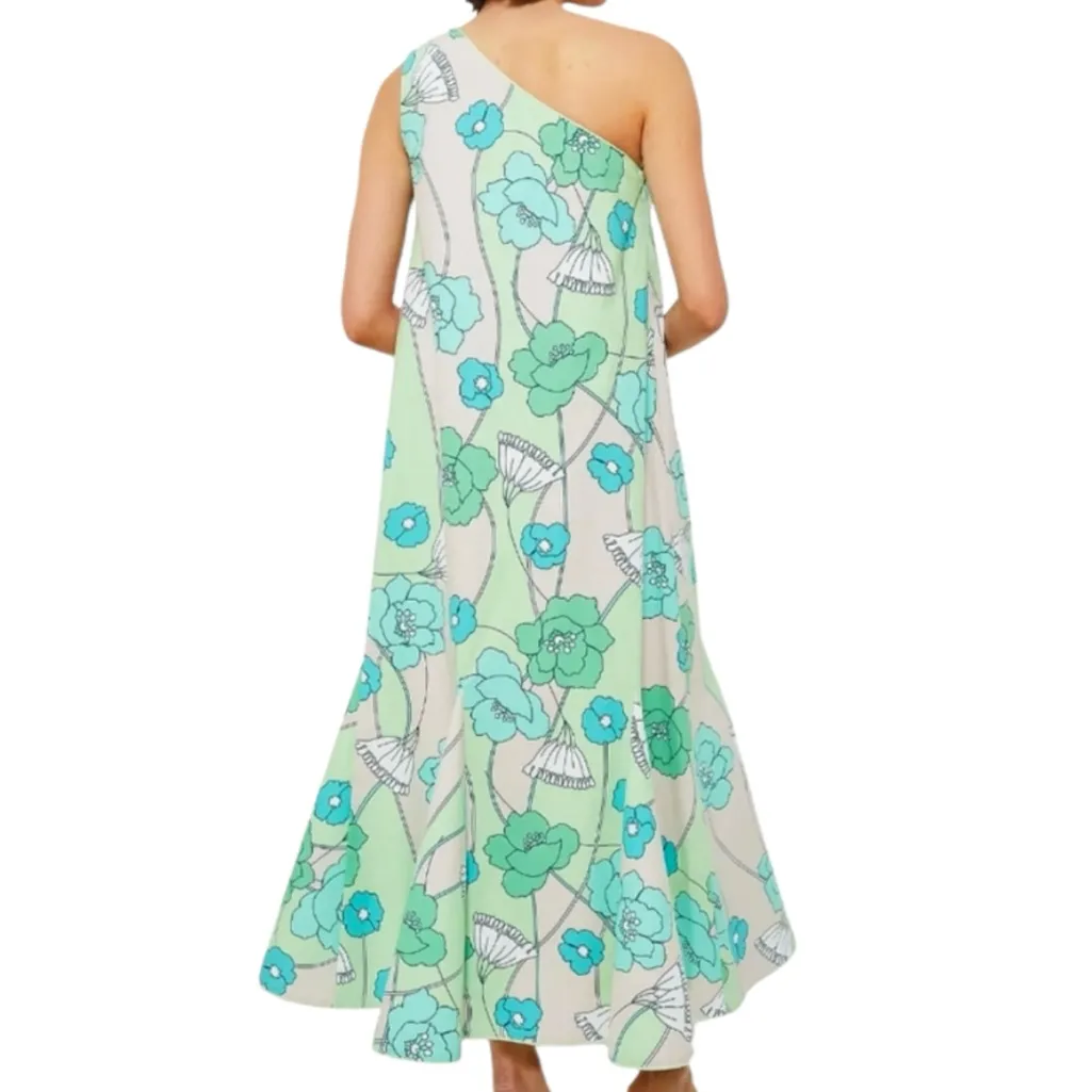 NWT Tuckernuck Hyacinth House Sabine Floral One Shoulder A-Line Dress Small - Image 4